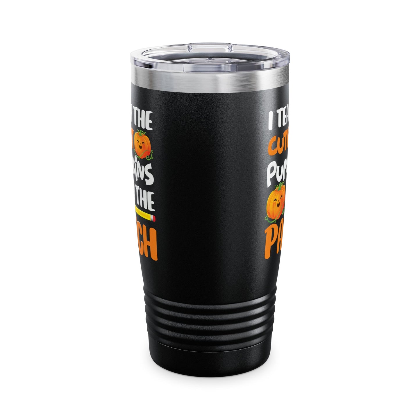 Funny I Teach The Cutest Pumpkins In The Patch Teacher Halloween Pumpkin Tumbler For Men Women