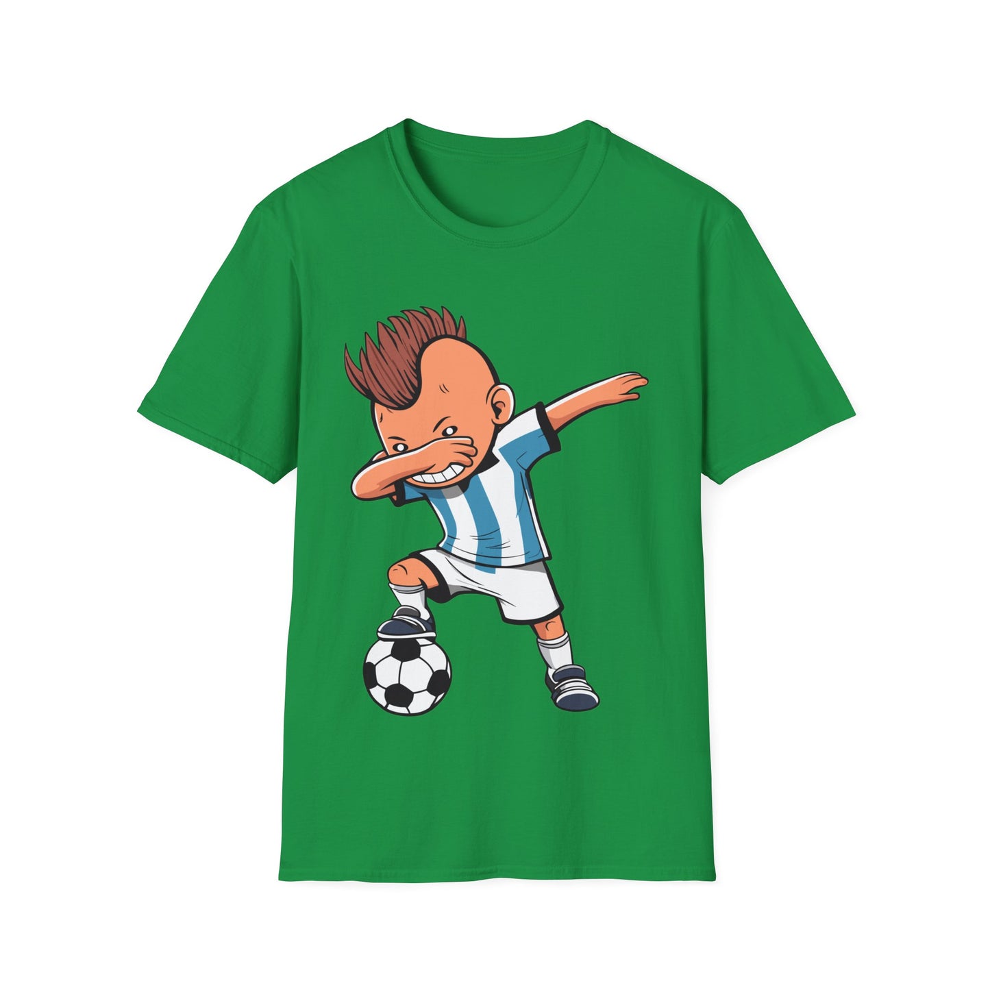 Funny Dabbing Soccer Argentina Jersey Shirt, Dab Kids Boys T-Shirt For Men Women Kids T-Shirt