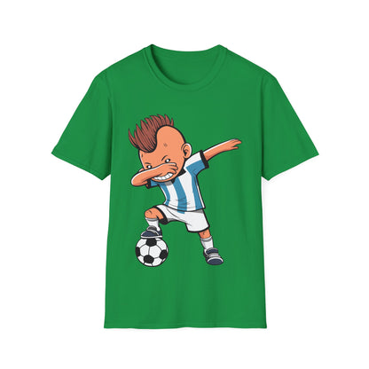 Funny Dabbing Soccer Argentina Jersey Shirt, Dab Kids Boys T-Shirt For Men Women Kids T-Shirt