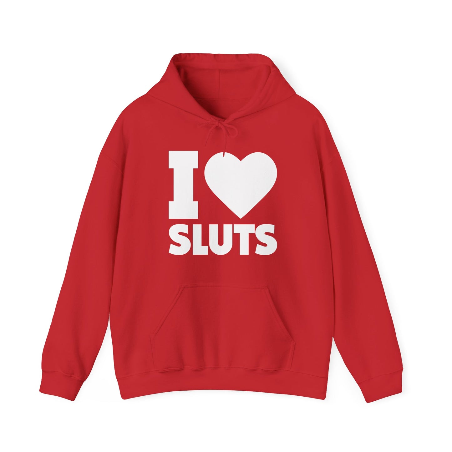 I Love Sluts Hoodie I Heart Sluts Baby Tee Hoodie For Men Women Hoodie