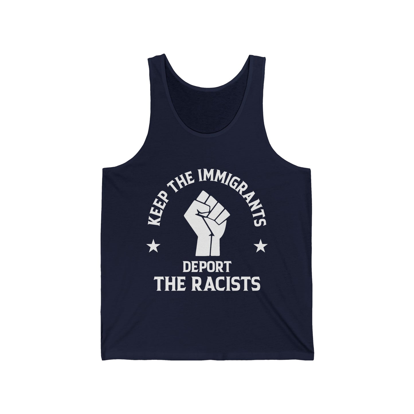 Anti Racism Keep The Immigrants Deport The Racists African American Tank Tops