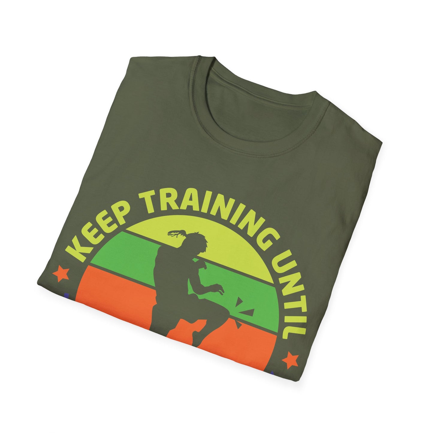 Funny Keep Training Until The Belt Turns Black Karate T-Shirt For Men Women Kids T-Shirt