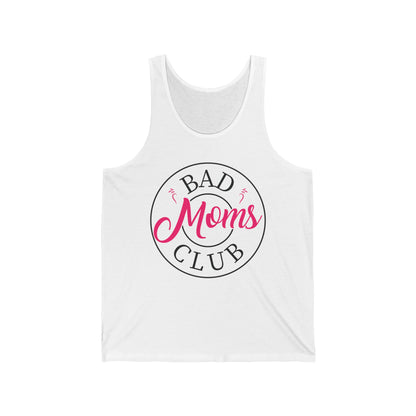 Funny Bad Moms Clubs New Mom Mother Hustler Sarcastic Woman Gift Tank Top