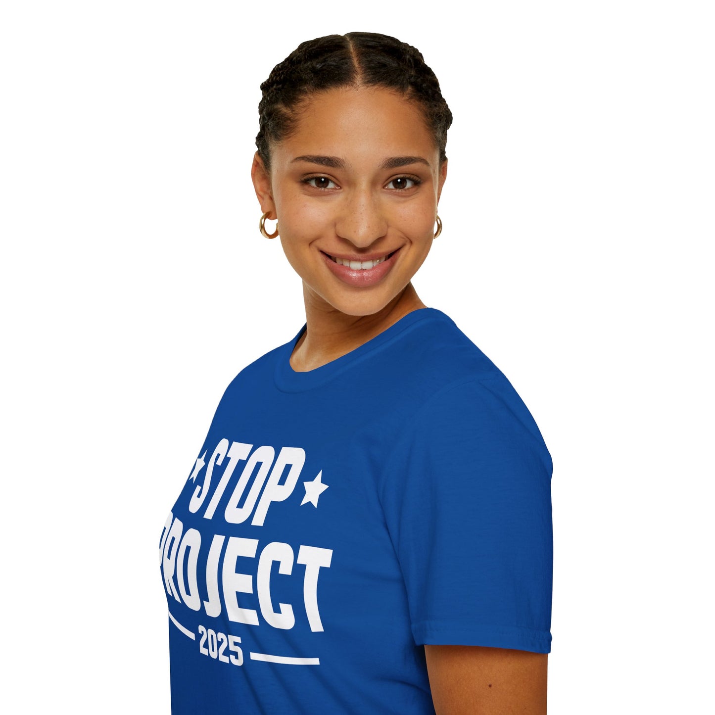 Stop Project 2025 T-Shirt For Women Men T-Shirt