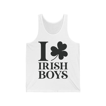 Funny I Love Irish Boys Shamrock St Patricks Day Tank Top For Men Women Tank Top