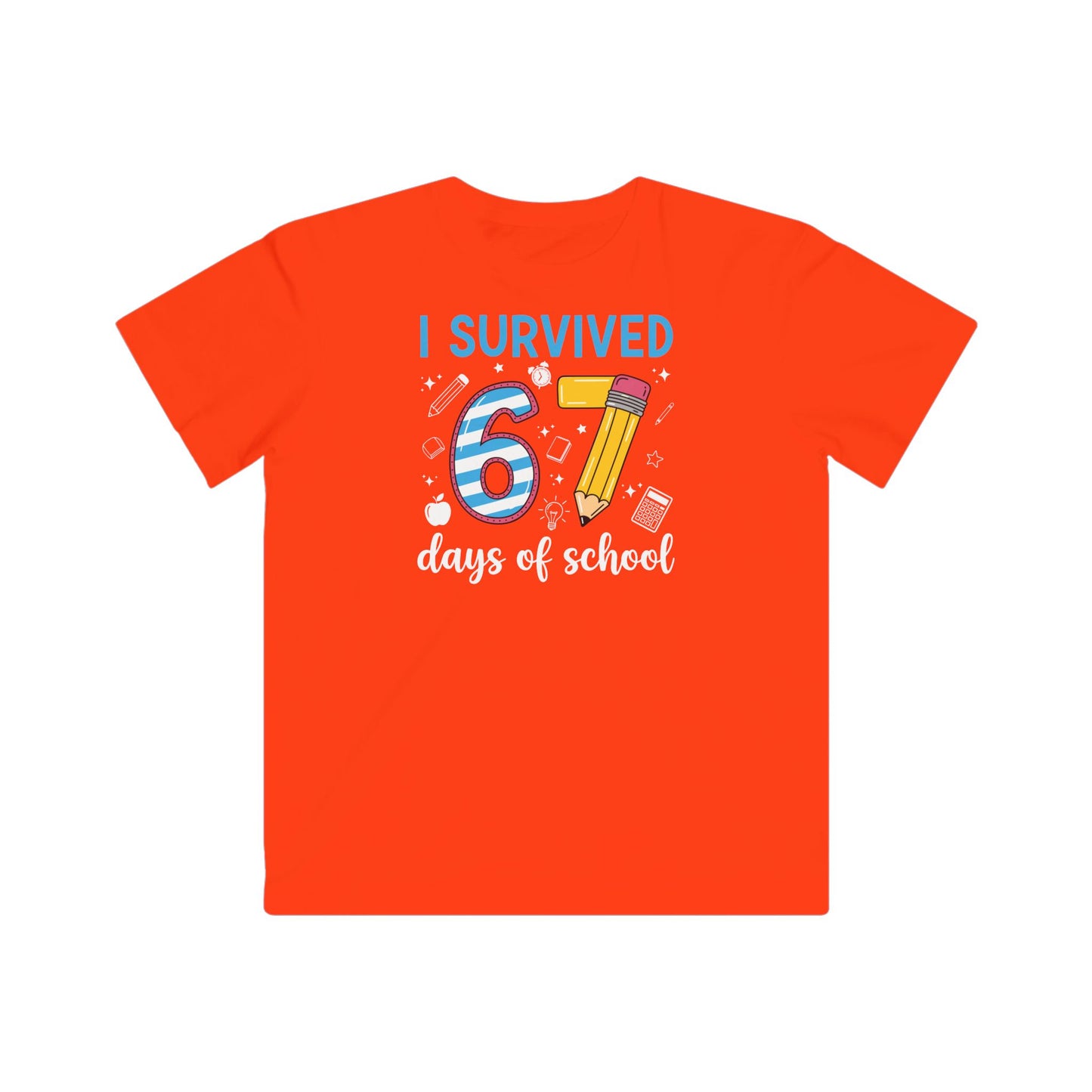 I Survived 67 Days of School Funny Meme Teacher Student T-Shirt