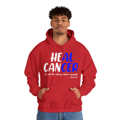 Colon Cancer Faith Bible Verse CRC Awareness Support Heal Family Hoodie For Men Women