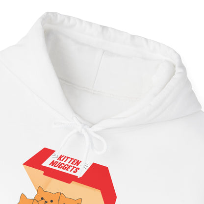 Funny Kitten Nuggets Food Pun Cat Lover Gift Chicken Nuggets Hoodie For Men Women Hoodie