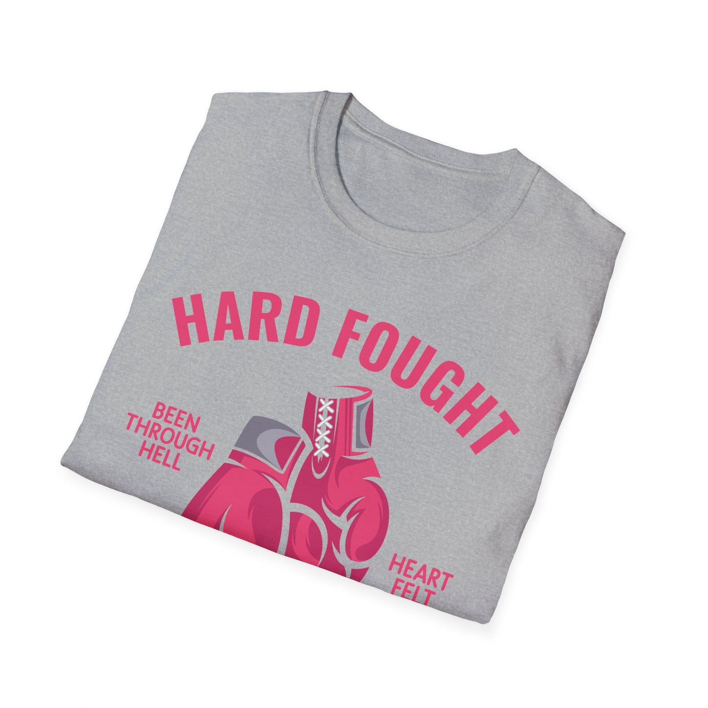 Hard Fought Hallelujah Praise Jesus Lake Christian T-Shirt For Men Women