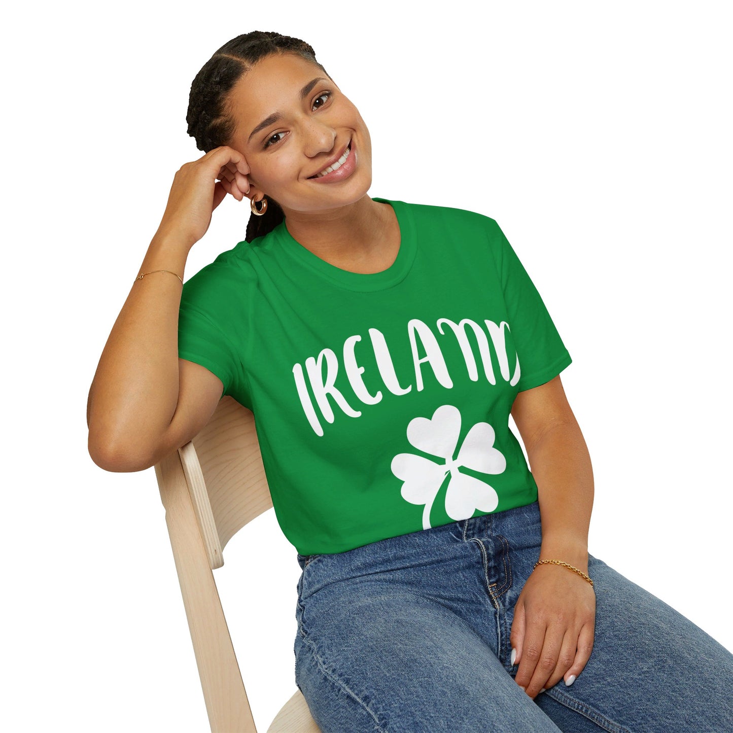 Ireland Shamrock St Patricks Day Clover Irish T-Shirt For Men Women T-Shirt