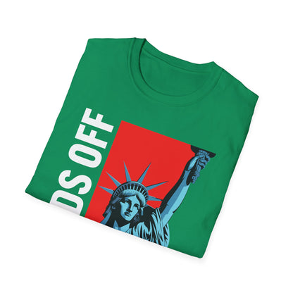 Resist Statue of Liberty Hands Off Resistance Protest T-Shirt For Men Women