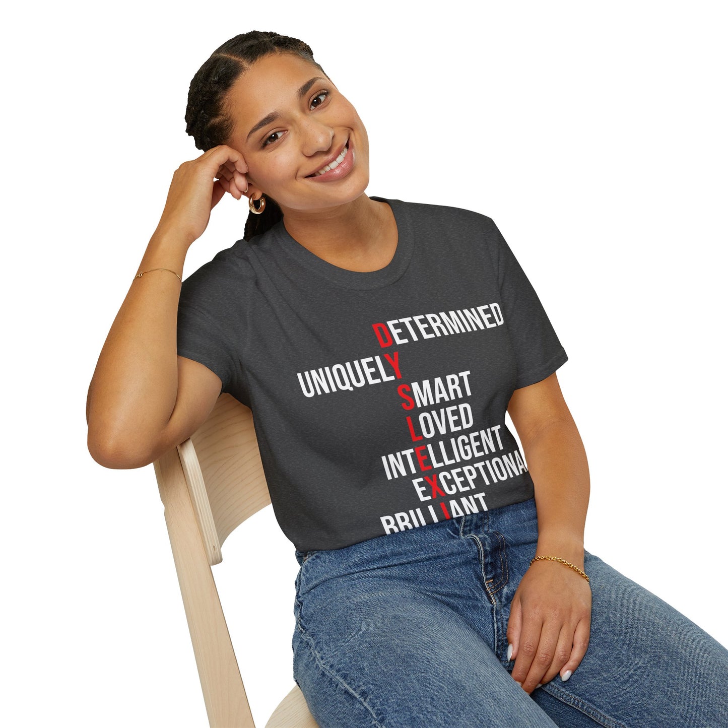 Dyslexia Awareness Teacher Therapist Unique Dyslexic Reading Therapy T-Shirt Men Women