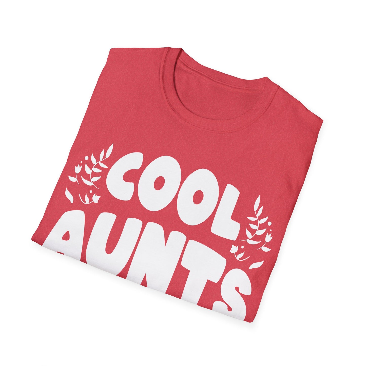 Cool Aunts Club Groovy Retro Smile Aunt Auntie Funny Mother's Day T-Shirt