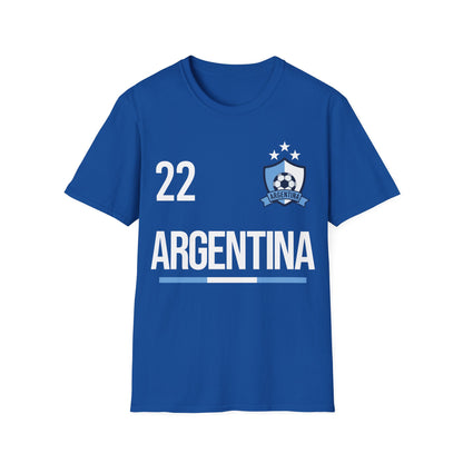 Argentina Soccer Tee Flag Football Champ 2022 Gift 2026 T-Shirt