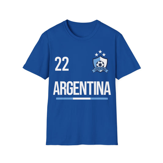 Argentina Soccer Tee Flag Football Champ 2022 Gift 2026 T-Shirt