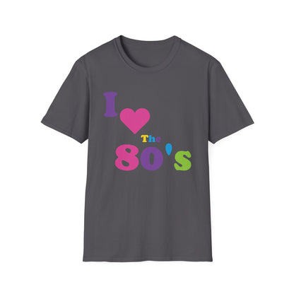 Women I Love The 80s Shirt Disco 80s Costumes Retro T-Shirt