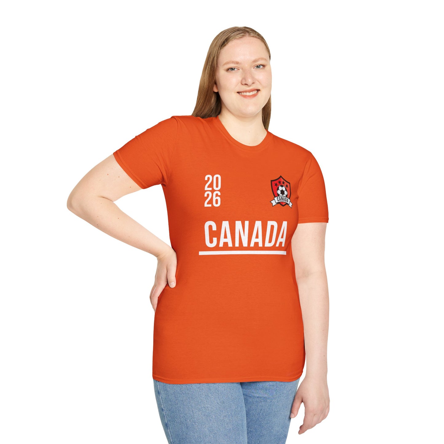 Canada Soccer Tee Flag Football Shirt Gift 2026 T-Shirt