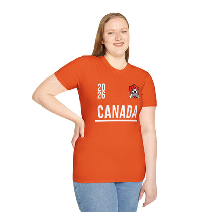 Canada Soccer Tee Flag Football Shirt Gift 2026 T-Shirt