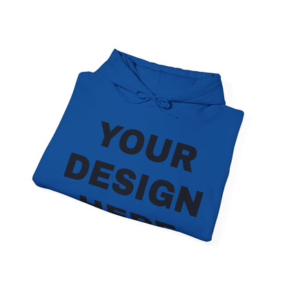 Custom Text Personalized Your Design on Unisex Heavy Blend™ Hooded Sweatshirt