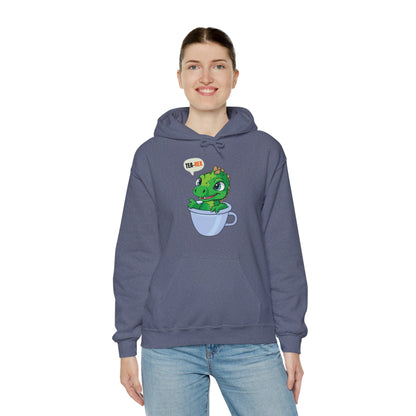 Tea-Rex In A Cup Cute T-Rex Dinosaur Kawaii Coffee Tea Funny Dino Pun Hoodie For Men Women Hoodie