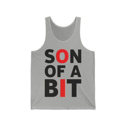 Son Of A Bit Computer Science Binary Code IT Tech Programmer Tank Top