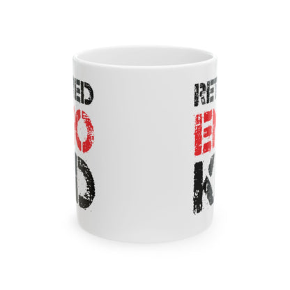 Funny Retired EMO Kid Retirement Sad Music Coffee Mug