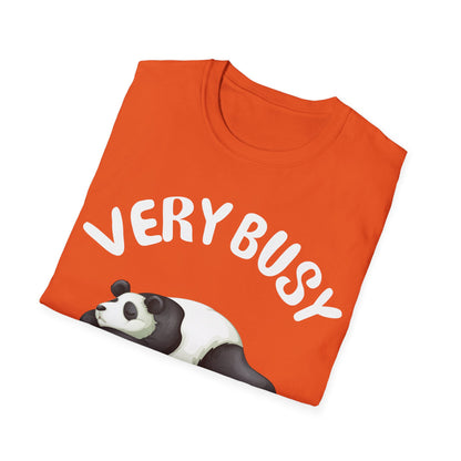 Funny Very Busy Doing Nothing Lazy T-Shirt Novelty Gift Men Women