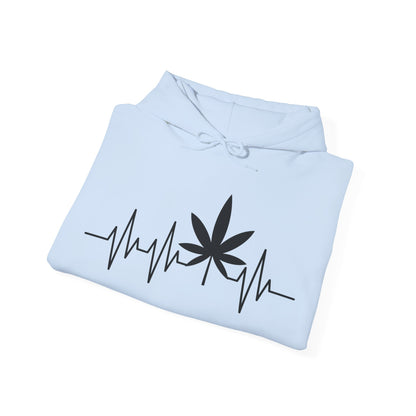 Funny Weed Cannabis Marijuana Leaf Heartbeat Stoner Tie Dye Hoodie For Men Women Hoodie