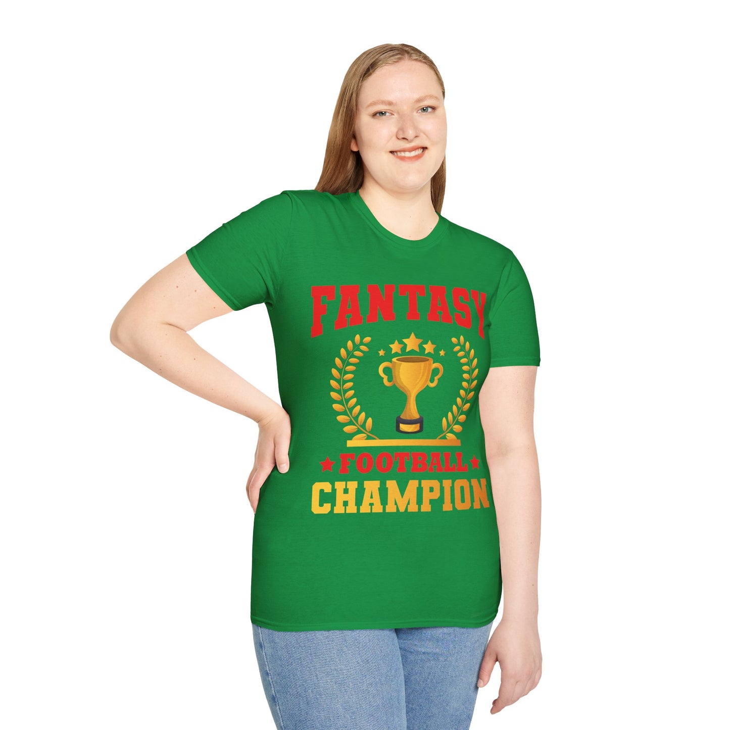 Funny Fantasy Football League Champion Footballer T-Shirt Men Women