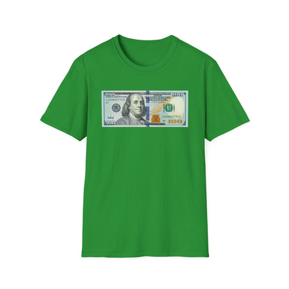 Funny Pro Trump 100 Dollar Bill Donald Trump Signature 4th of July American Patriot Support Trump Gift T-Shirt