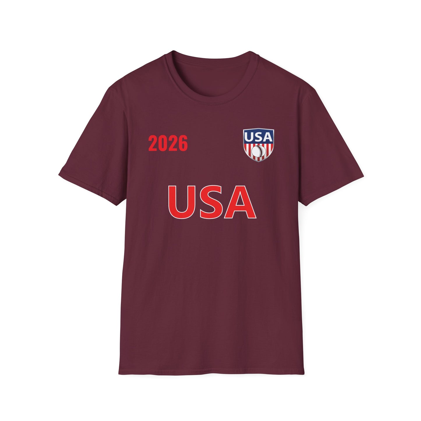 USA T-Shirt Cricket Lovers Fan Team Support 2026