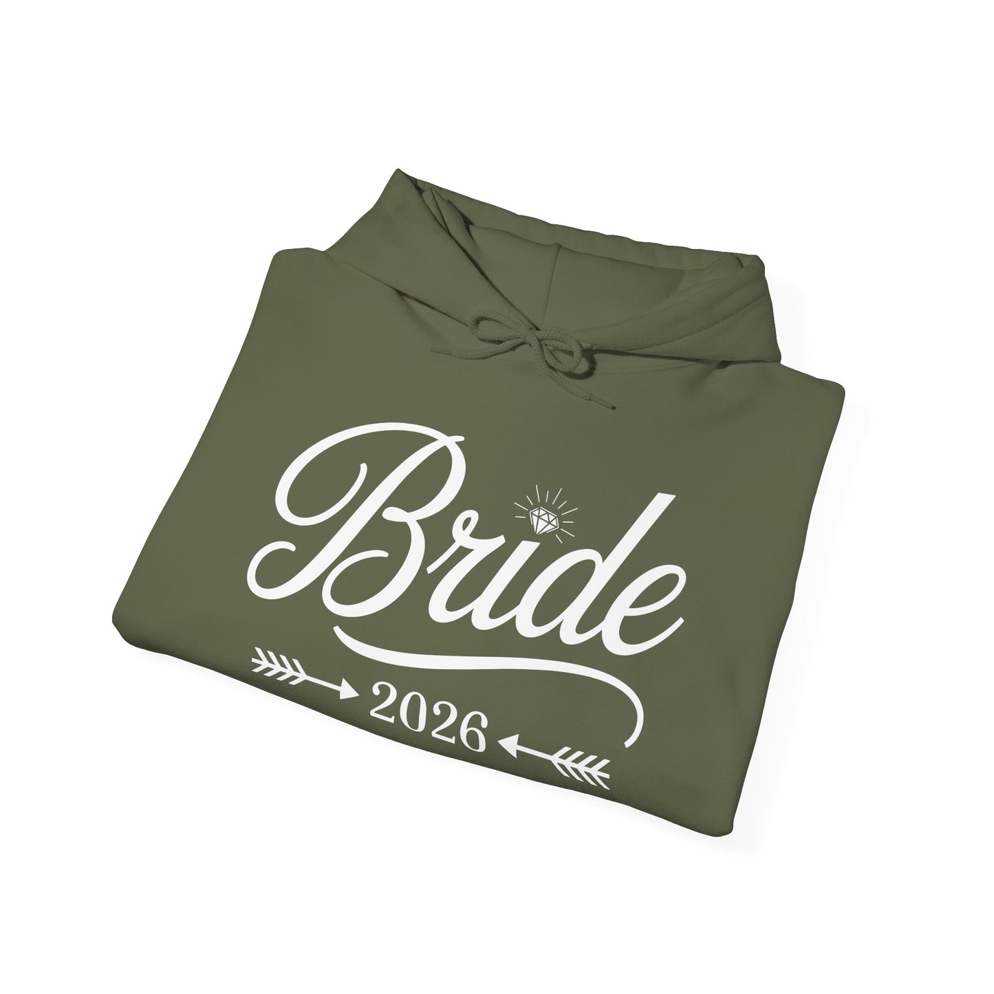Bride Est 2026 Married Wedding Bridal Party Bachelorette Hoodie For Women