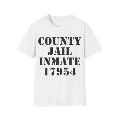 Halloween County Jail Inmate Prisoner Costume Party T-Shirt For Men