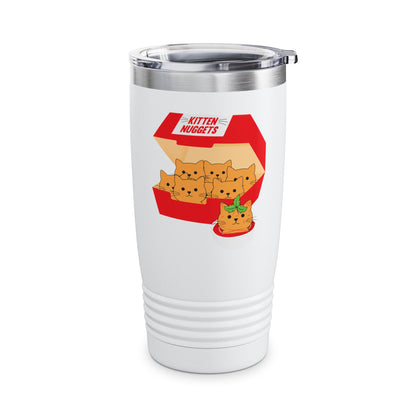 Funny Kitten Nuggets Food Pun Cat Lover Gift Chicken Nuggets Tumbler For Men Women Tumbler
