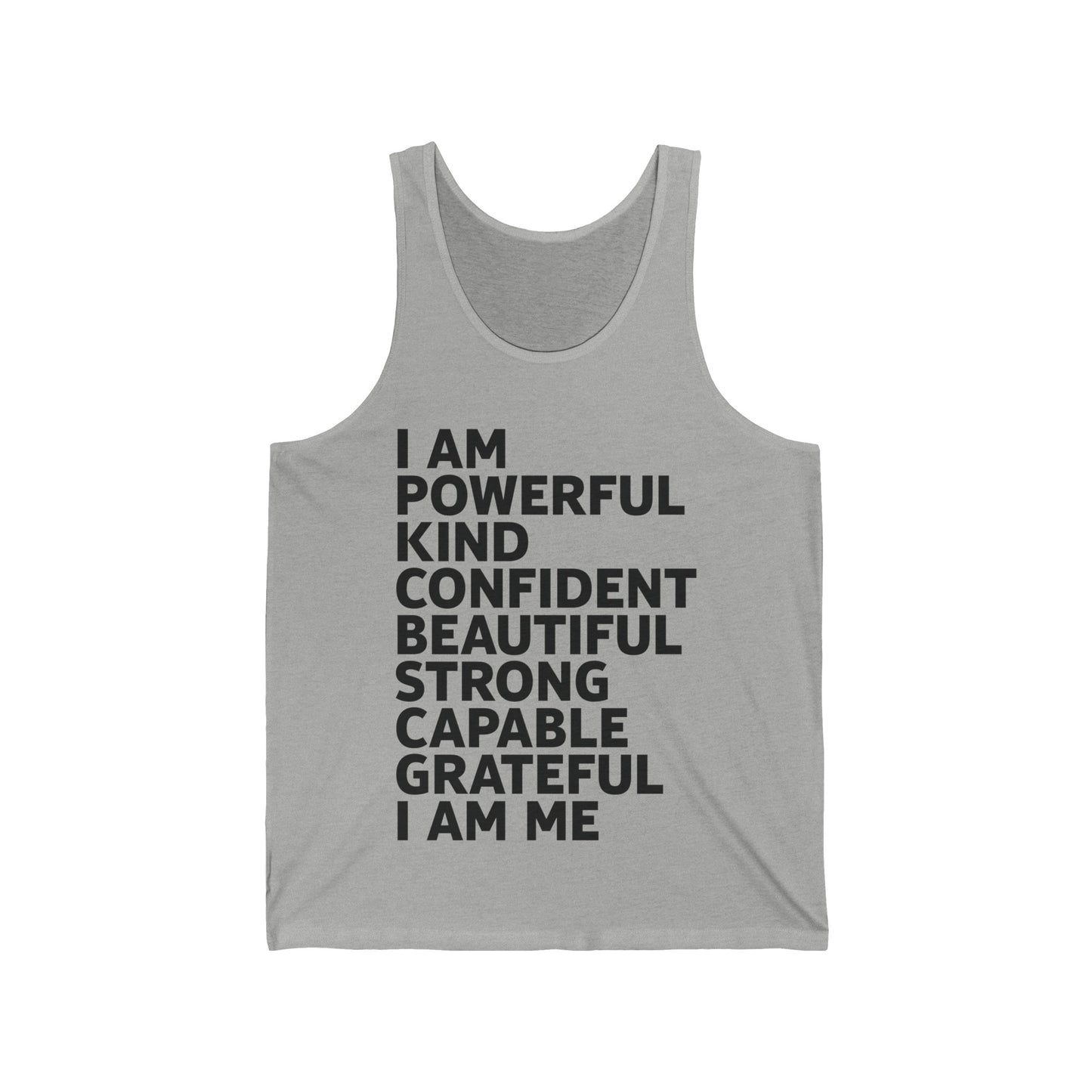 Funny I Am Powerful Kind Confident Beautiful Strong Capable Sarcastic Tank Tops