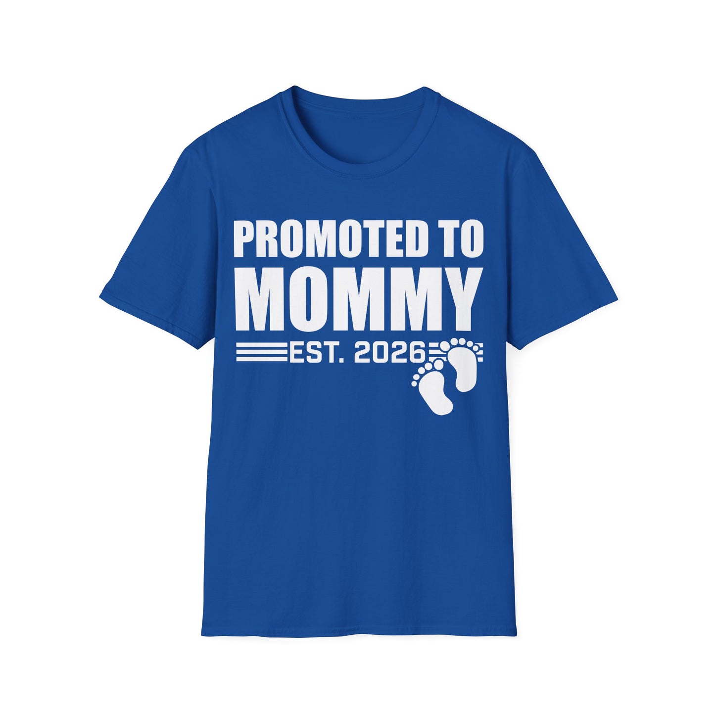 Promoted To Mommy 2026 Pregnancy Announcement Mothers Day Mom To Be T-shirt