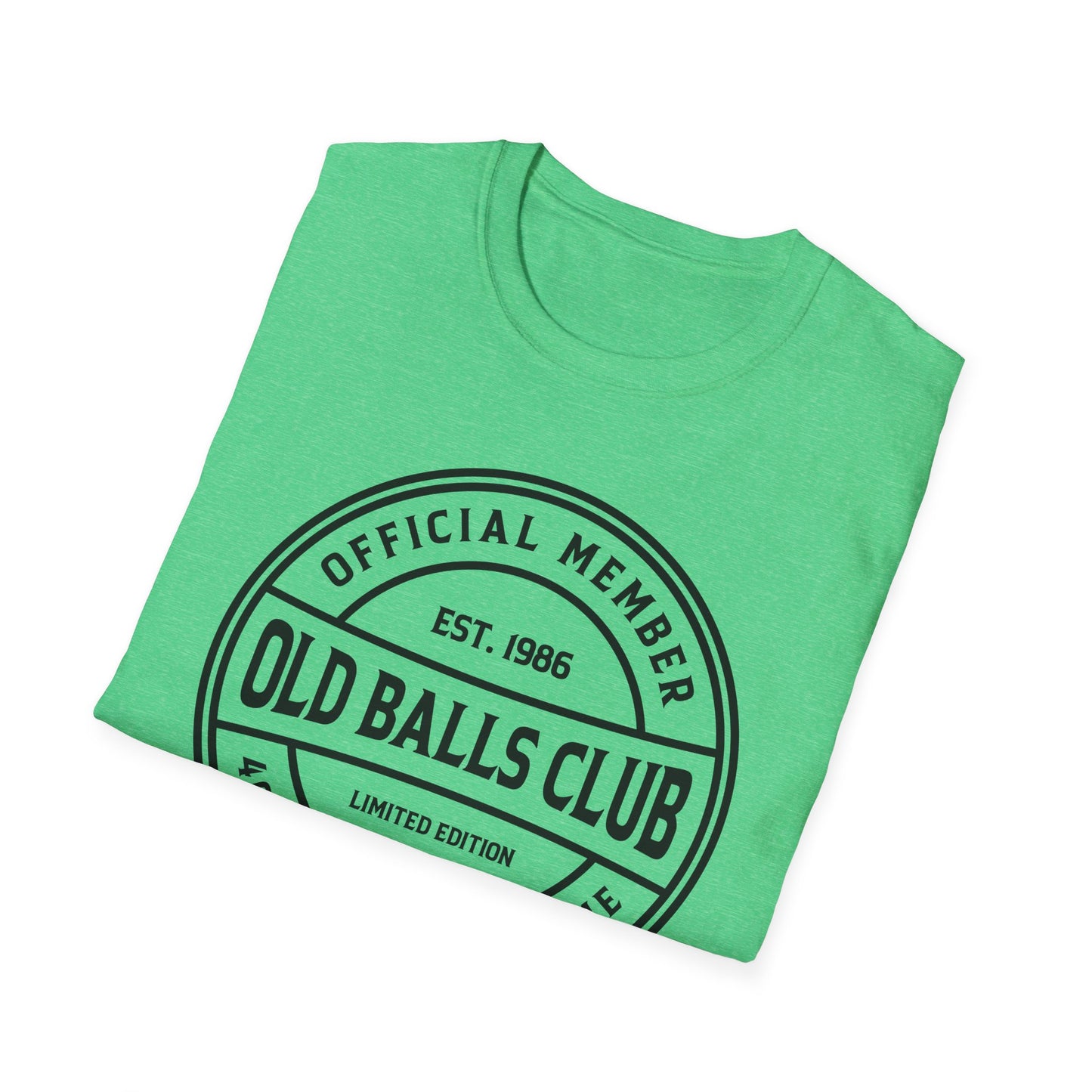 Mens Old Balls Club 40 Years Awesome Forty 40th Birthday Farthers Day T-Shirt