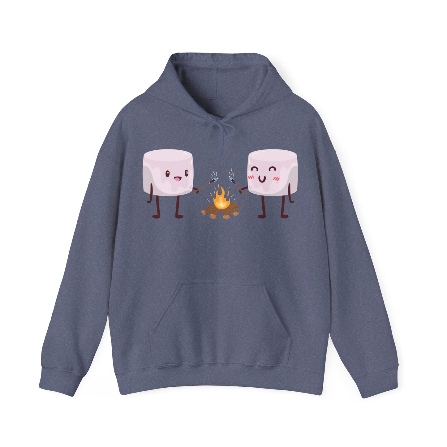 Marshmallow Grill People Camping Gift Funny Hoodie