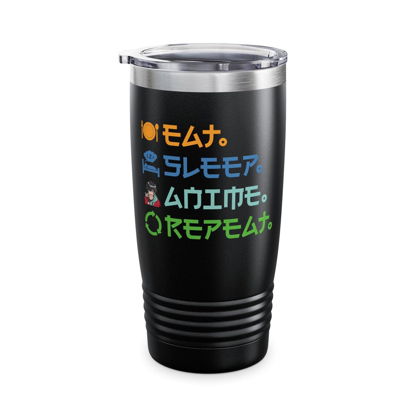 Eat Sleep Anime Repeat Funny Anime Lovers Tumbler For Men Women Tumbler