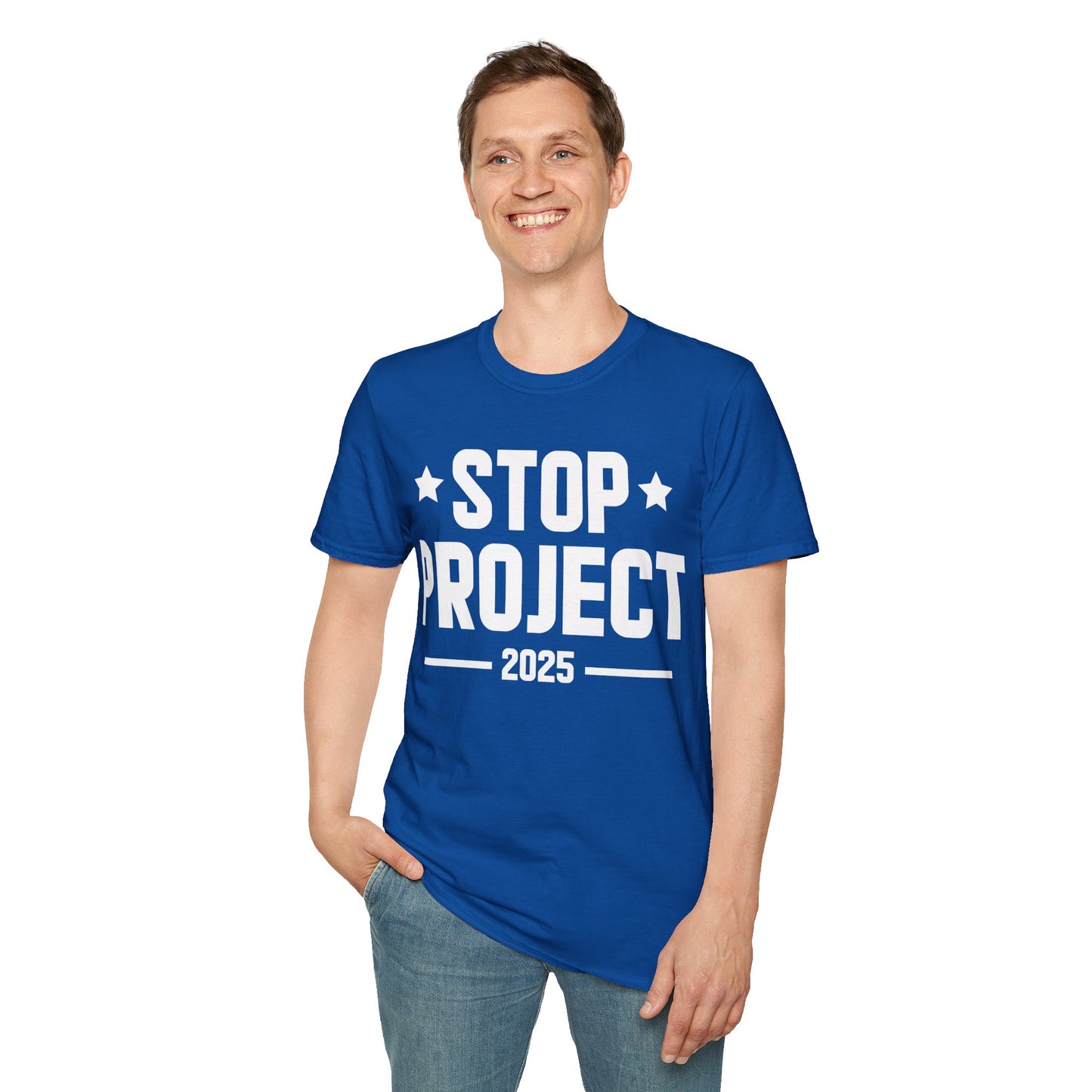 Stop Project 2025 T-Shirt For Women Men T-Shirt