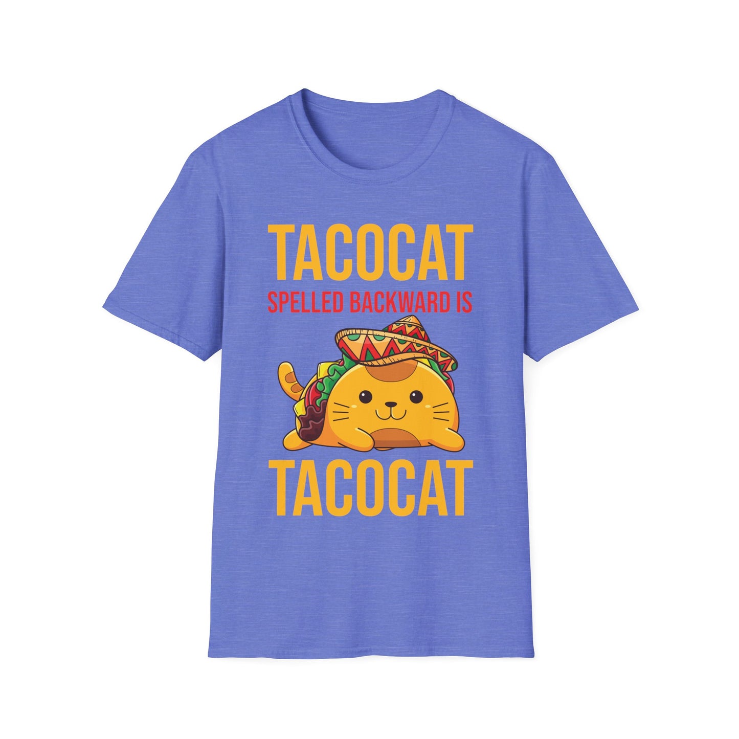 Funny Tacocat Spelled Backwards is Tacocat Cat Food Foodie T-Shirt