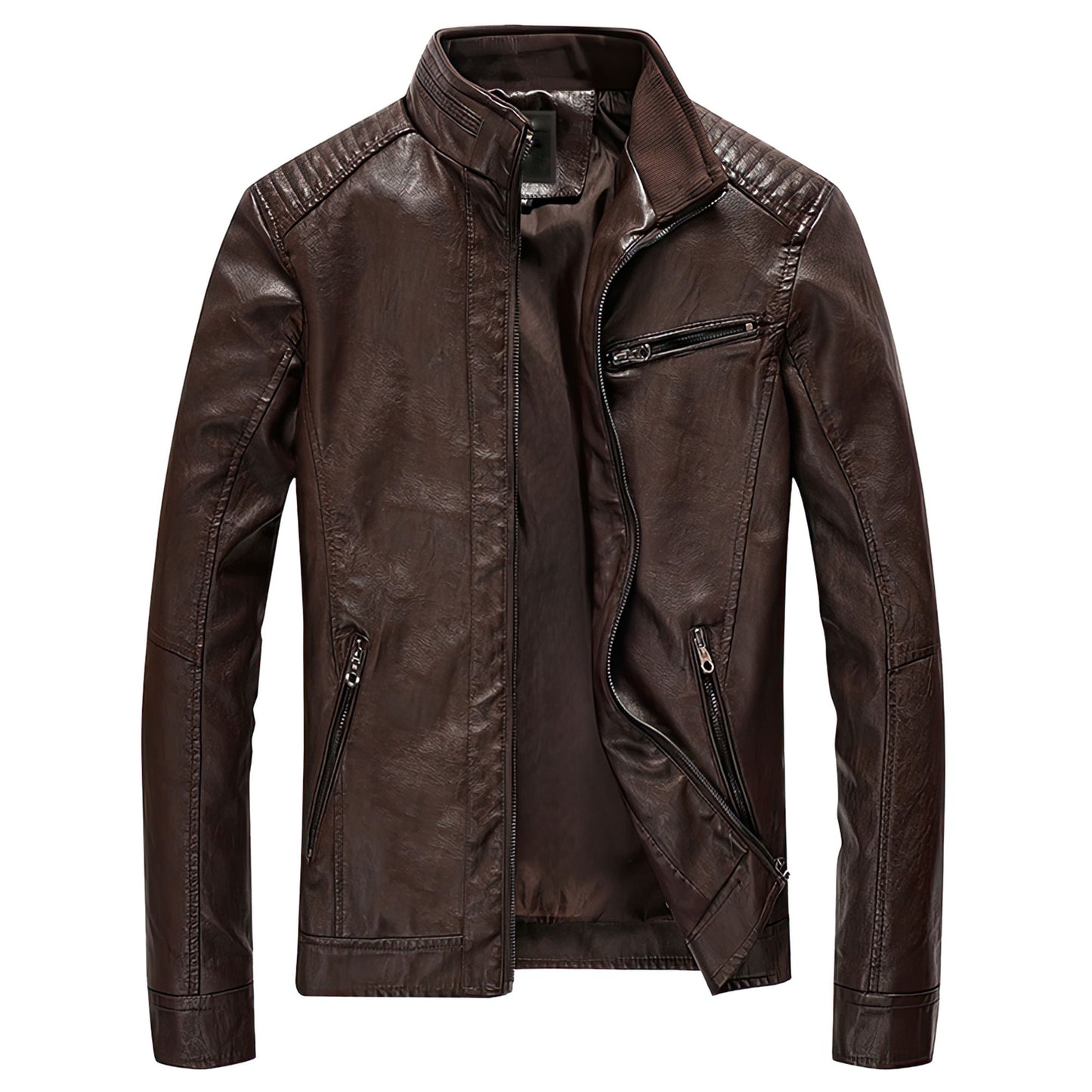 Mens Leather Jacket Thicken Male Coats Motorcycle Clothing Men Warm Mens Streetwear Pilot Genuine Leather Jacket