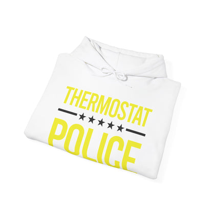 Mens Thermostat Police For A Police Fathers Day Dad Papa Hoodie