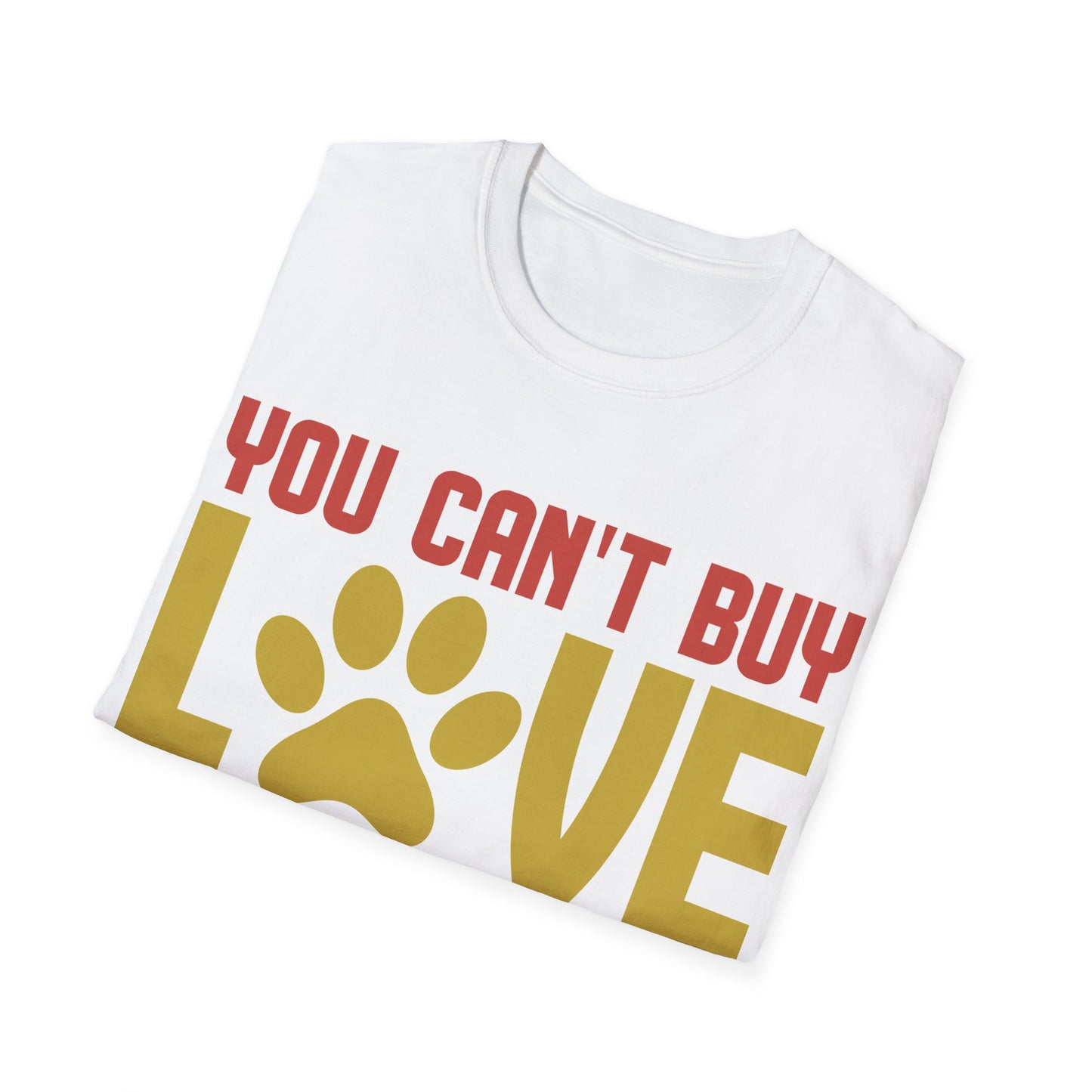 Animal Lover Gift You Cant Buy Love But You Can Rescue It Pet Adoption T. shirt