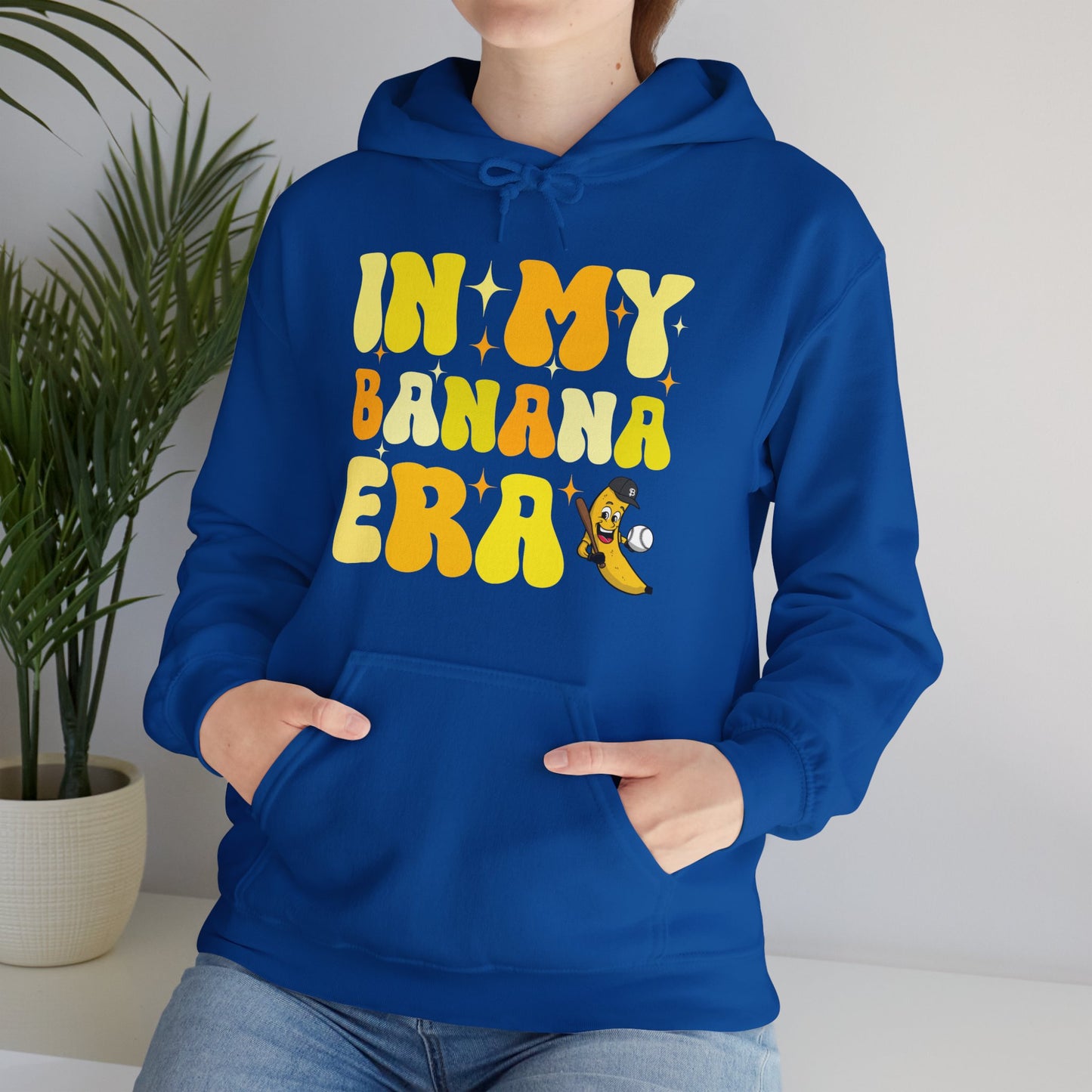 Funny In My Bananas Era Fruit Lover Baseball Player Hoodie For Men Women Hoodie