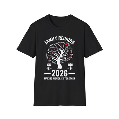 Making Memories Family Matching Group Family Reunion 2026 T-Shirt For Men Women