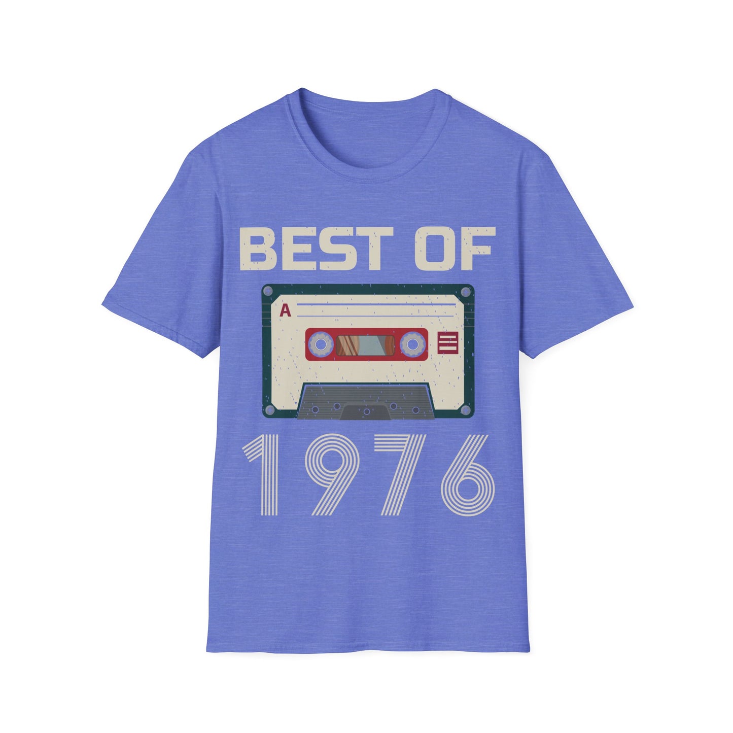 Best Of 1976 Cassette Tape 50th Birthday Gifts Vintage T-Shirt For Men Women