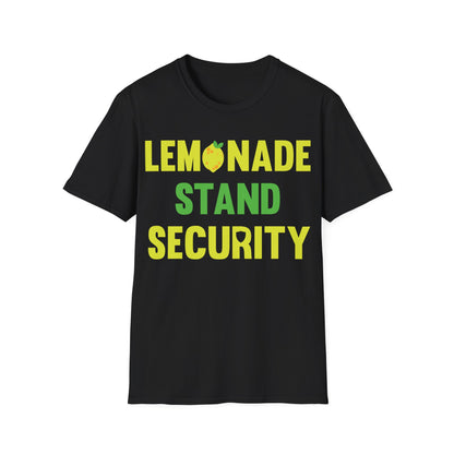 Funny Lemonade Stand Security Summer T-Shirt For Men Women T-Shirt