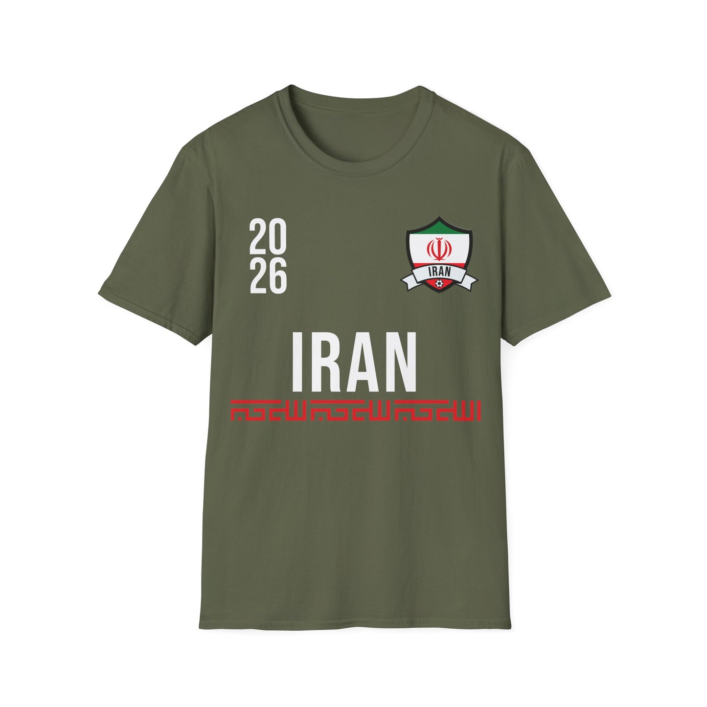 Iran Soccer Tee Flag Football Shirt Gift USA 2026 T-Shirt