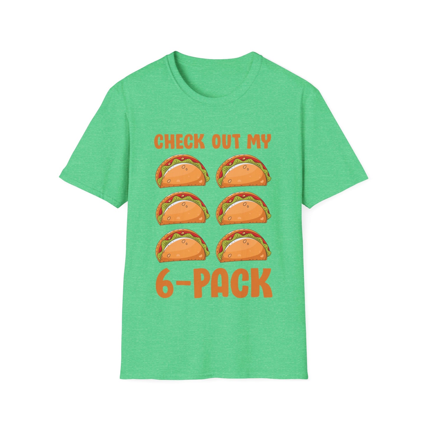 Funny Check Out My Six Pack 6-Pack Tacos Gym Food Foodie T-Shirt